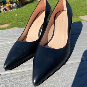 STUART WEITZMAN Adria Leather Pointed Heels/Pumps
